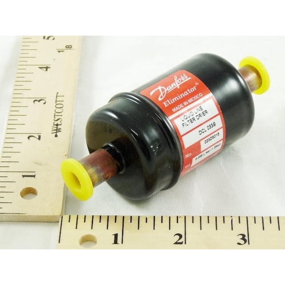 Danfoss 023Z5033 1/2" Sweat Liquid Line Filter Drier DCL165S (16 Cubic Inches), replacement for DCL165S
