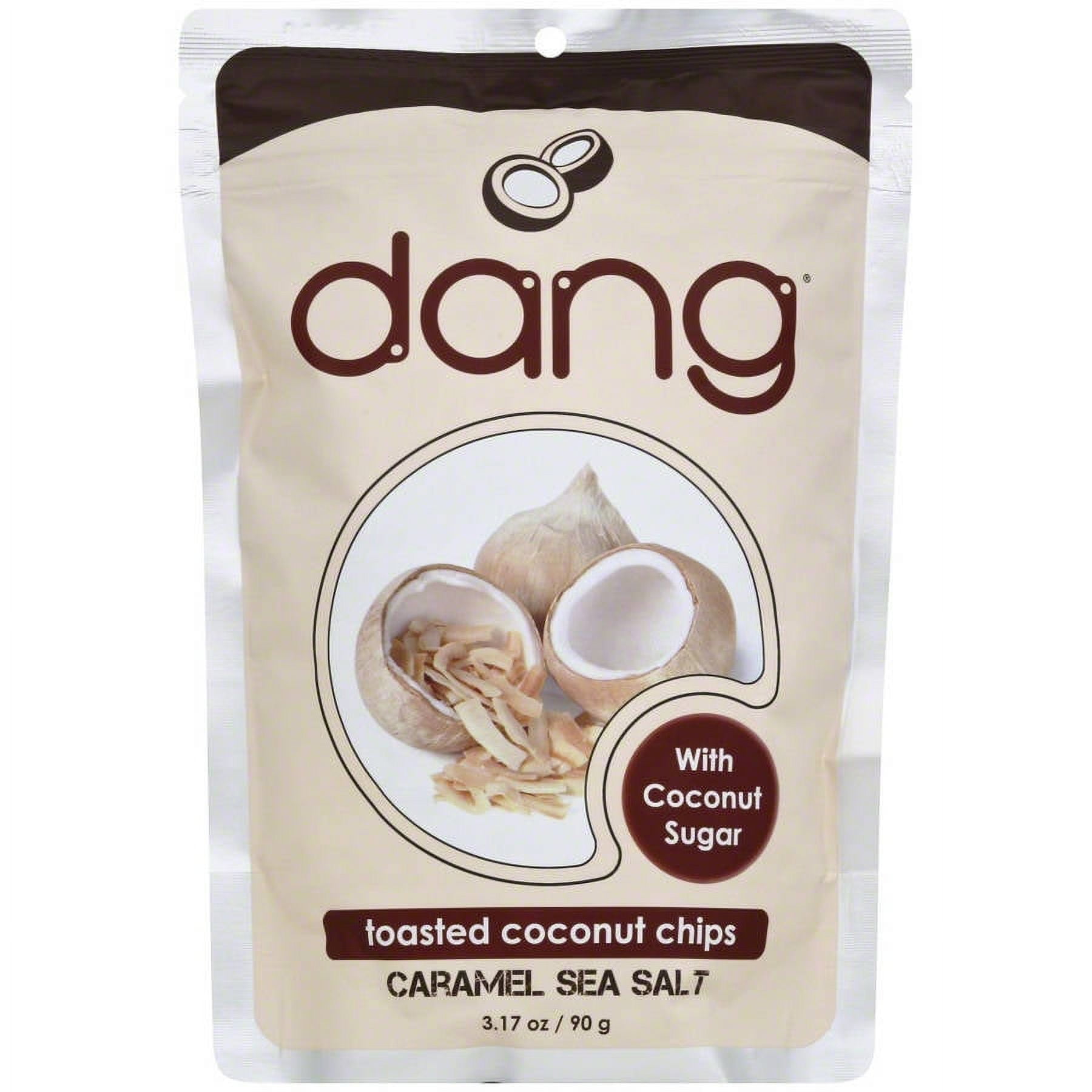 Dang Caramel Sea Salt Coconut Chips, 3.17 oz, (Pack of 12)