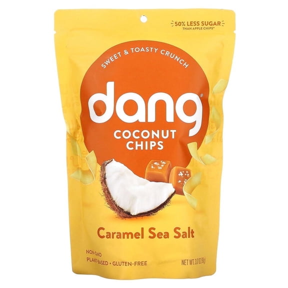 Dang Coconut Chips Caramel Sea Salt 3.17 oz (90 g)