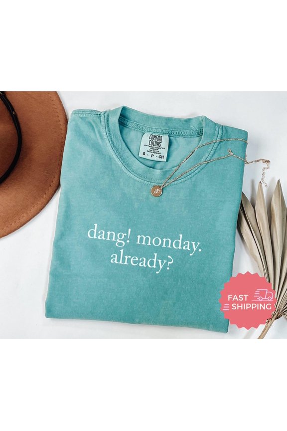 Dang Monday Already T-Shirts, Monday Tees, Weekday T-Shirts, Unique Monday Shirts, Everyday Wear T-Shirts Unisex Full Size S-5XL