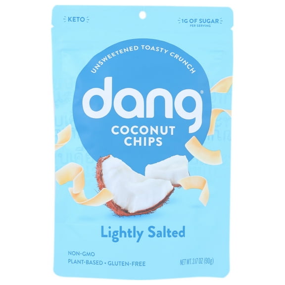 Dang Toasted Coconut Chips Lightly Salted 3.17 oz - Vegan