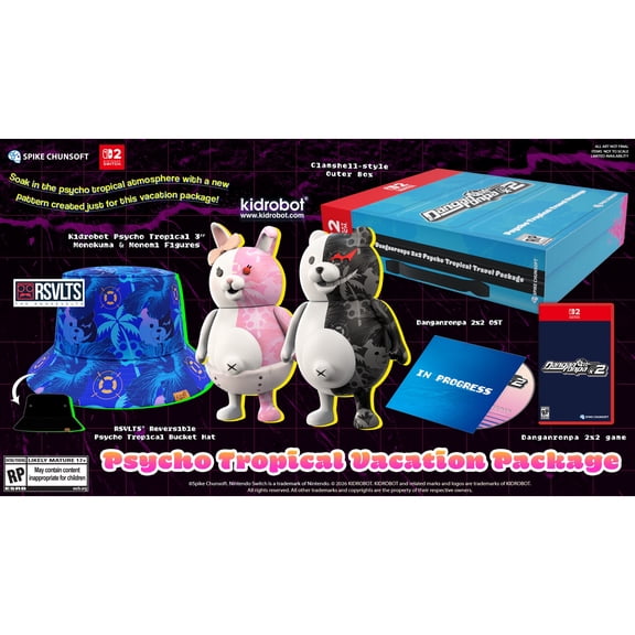 Danganronpa 2x2: Psycho Tropical Vacation Package - Nintendo Switch 2 Game