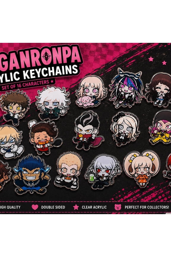 Danganronpa Acrylic Keychain | Chibi Anime Keychain | Choose Your Favorite Character (1 keychain)