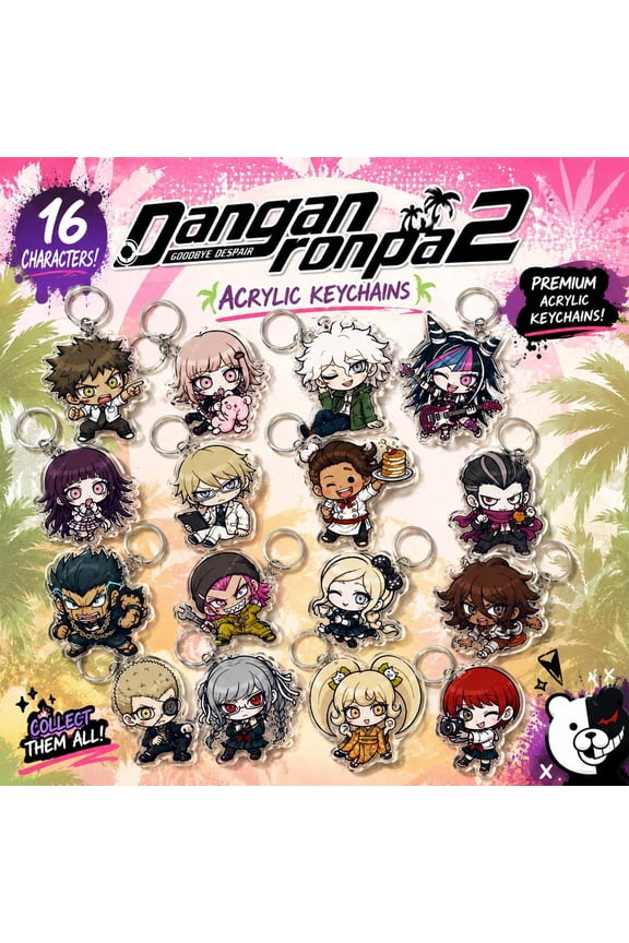 Danganronpa Acrylic Keychain | Chibi Anime Keychain | Choose Your Favorite Character (1 keychain)