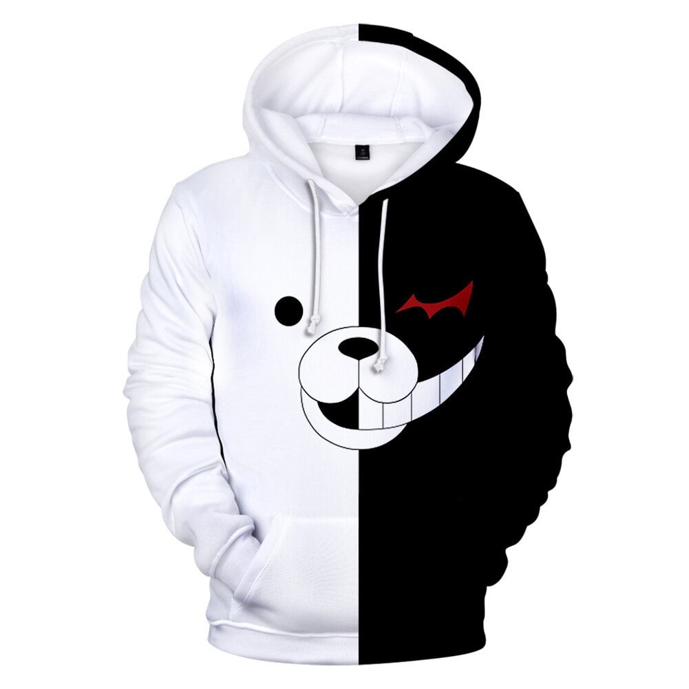 Danganronpa Monokuma Hoodie Sweatshirt 3D Casual Tracksuits Oversized 2022  New Men Women - Walmart.com