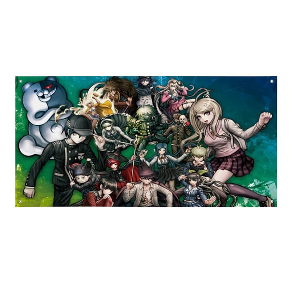 Danganronpa-Theme Backdrops Banner Birthday Party Decor Supplies Personalized Party Backdrop Decoration,5x3ft150x90cm