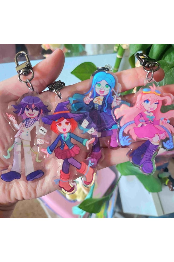 Danganronpa V3 Keychains - 2.5 Glitter Charms Version 2" (1 keychain)