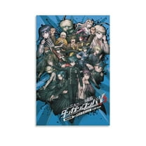 Danganronpa V3 Poster - Anime Painting On Canvas Wall Art Poster Scroll Picture Print Living Room Walls Decor Home Posters 16x24inch(40x60cm)