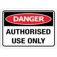 thumbnail image 1 of Danger All Visitors Please Report To Site Office 12X8 Inch Tin Sign Great For Garden And Yard Wall Decor, 1 of 5
