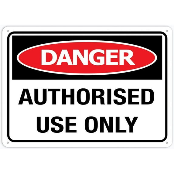 Danger All Visitors Please Report To Site Office 12X8 Inch Tin Sign Great For Garden And Yard Wall Decor