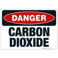 thumbnail image 1 of Danger Carbon Dioxide Sign, OSHA Danger Sign, 10x14 Aluminum, 1 of 1