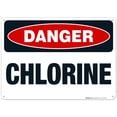 thumbnail image 1 of Danger Chlorine Sign, OSHA Danger Sign,, 1 of 5