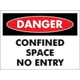 thumbnail image 1 of Danger Confined Space No Entry Sign Metal Tin Sign 8x12 Inches Caution Danger Safety Security Warning Notice Signs, 1 of 5