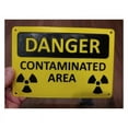 thumbnail image 1 of Danger Contaminated Area Nuclear Radiation Sign / Danger - Novelty Sign, 1 of 6