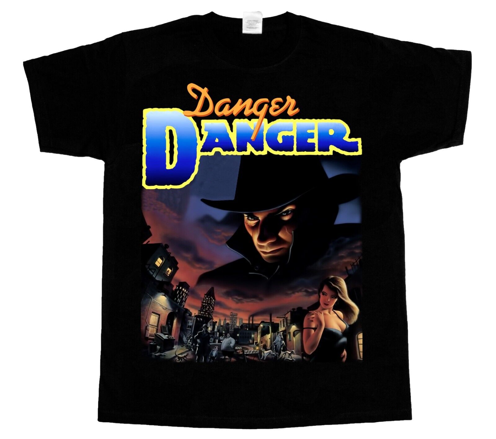Danger Danger Naughty and Rock America NEW BLACK T-SHIRT - Walmart.com
