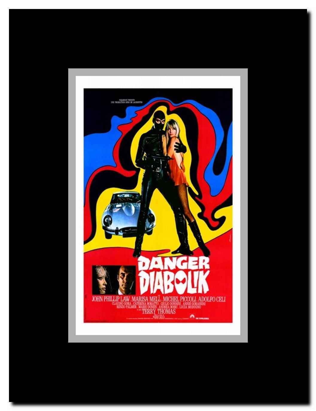 Danger: Diabolik Framed Movie Poster
