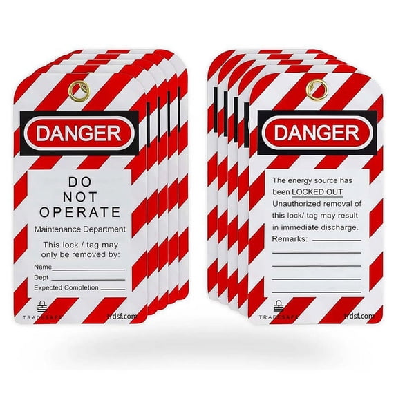 Danger Do Not Operate Labels Warning Maintenance Labels Baggage Tags ...