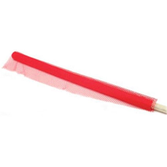 Danger Flag 18x18red Mesh with Dowel