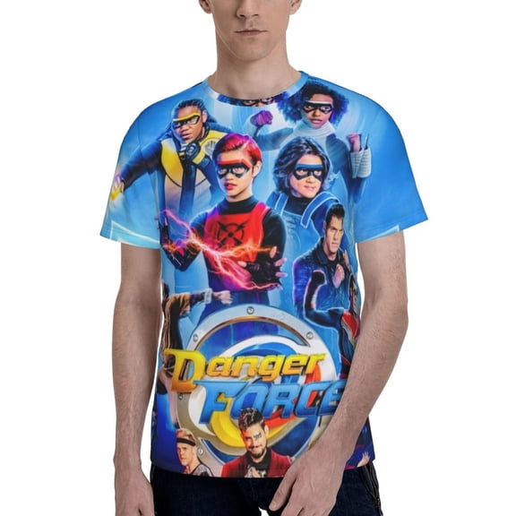 Danger Force T Shirt For Men Women, Graphic Print Casual Unisex Short Sleeve Summer Funny Top Tees Shirt