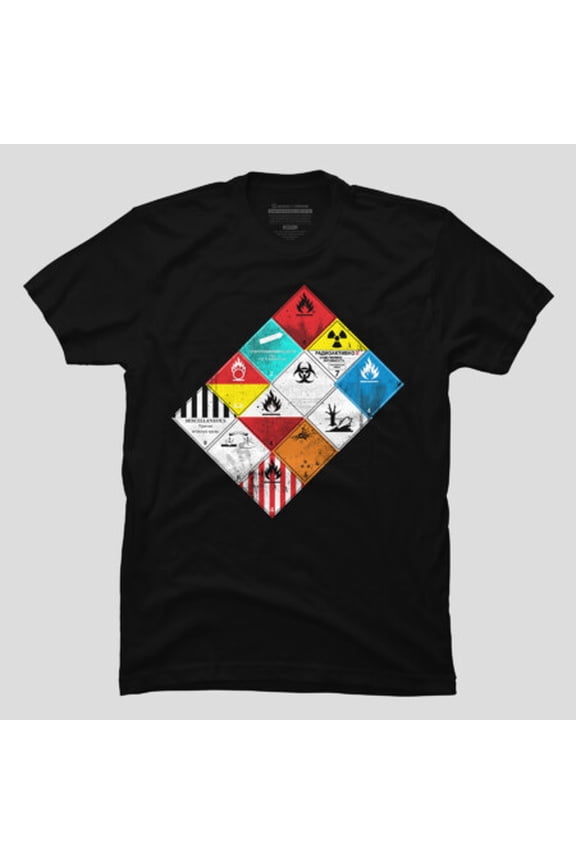 Danger Funny Warning Sign Minimalist Graphic T-shirt - Makes a Great Gift M2983034, Up to Size 5XL