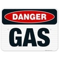 thumbnail image 1 of Danger Gas Sign, OSHA Danger Sign, 18x24 Reflective Aluminum EGP, 1 of 1