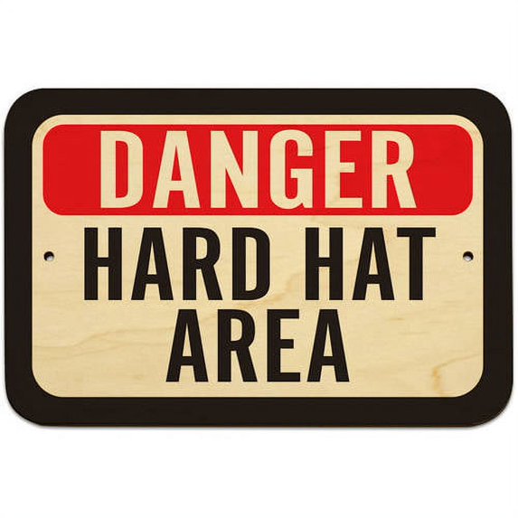 Danger Hard Hat Area Sign