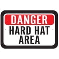 thumbnail image 1 of Danger Hard Hat Area Sign, 1 of 1
