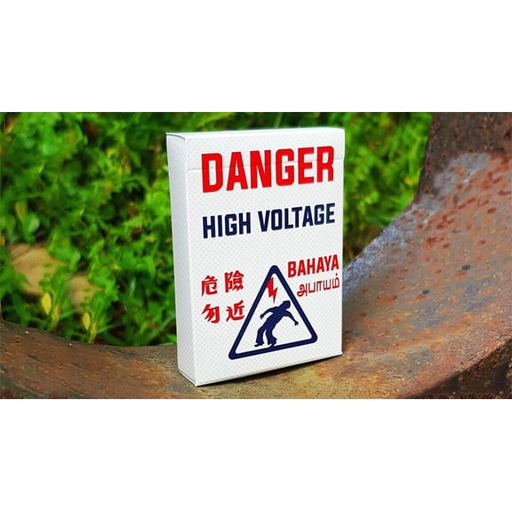 Danger High Voltage Playing Cards by Harapan Ong