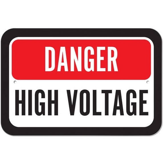 Danger High Voltage Sign
