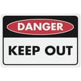 thumbnail image 1 of Danger Keep Out Sign Outdoor Signs Aluminum 12X8 Inch Uv Ink Printed For House And Business, 1 of 4