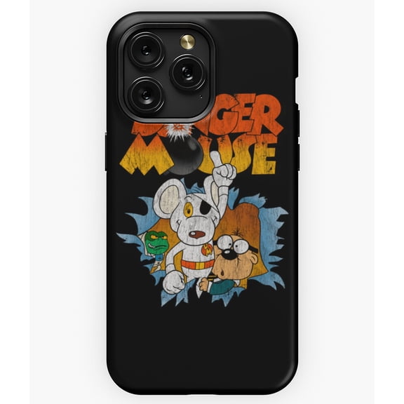 Danger Mouse Classic British Cartoon Secret Agent A7613 Phone Case for iPhone 11 to 17 Pro Max
