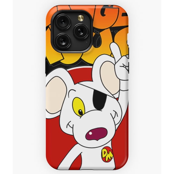 Danger Mouse Logo Classic Cartoon Secret Agent A7685 Phone Case for iPhone 11 to 17 Pro Max