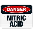 thumbnail image 1 of Danger Nitric Acid Sign, OSHA Danger Sign, 18x24 Reflective Aluminum EGP, 1 of 1