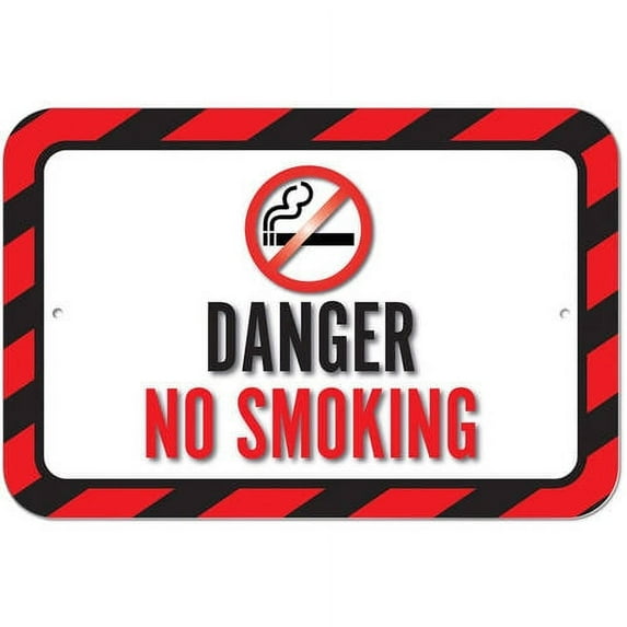 Danger No Smoking Sign