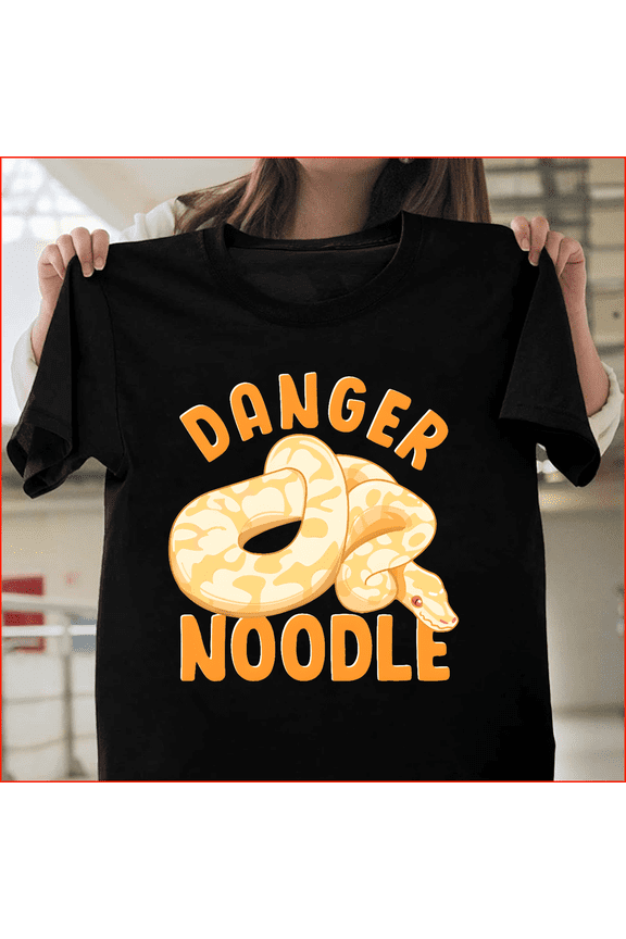 Danger Noodle, Funny Snake Gift and Snek Meme for Ball Python Fans New H303 V80553 Designer Style Unisex T-Shirt – Available Up to 5XL