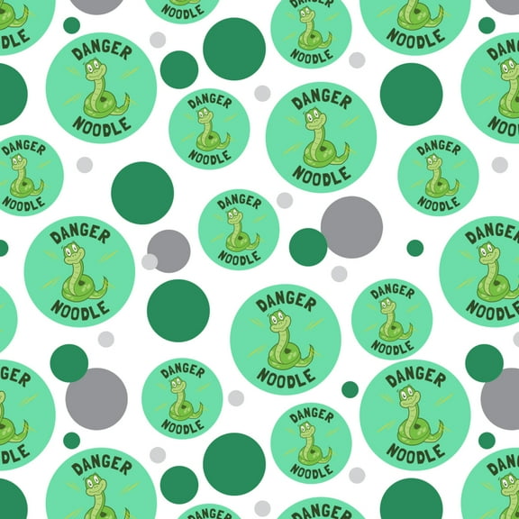 Danger Noodle Snake Funny Humor Premium Gift Wrap Wrapping Paper Roll