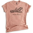 thumbnail image 1 of Danger Noodle Snake Shirt, Unisex Women's Men's Shirt, Reptile T-shirt, Funny Animal Pun Graphic Tee, Heather Sunset, Large, 1 of 6