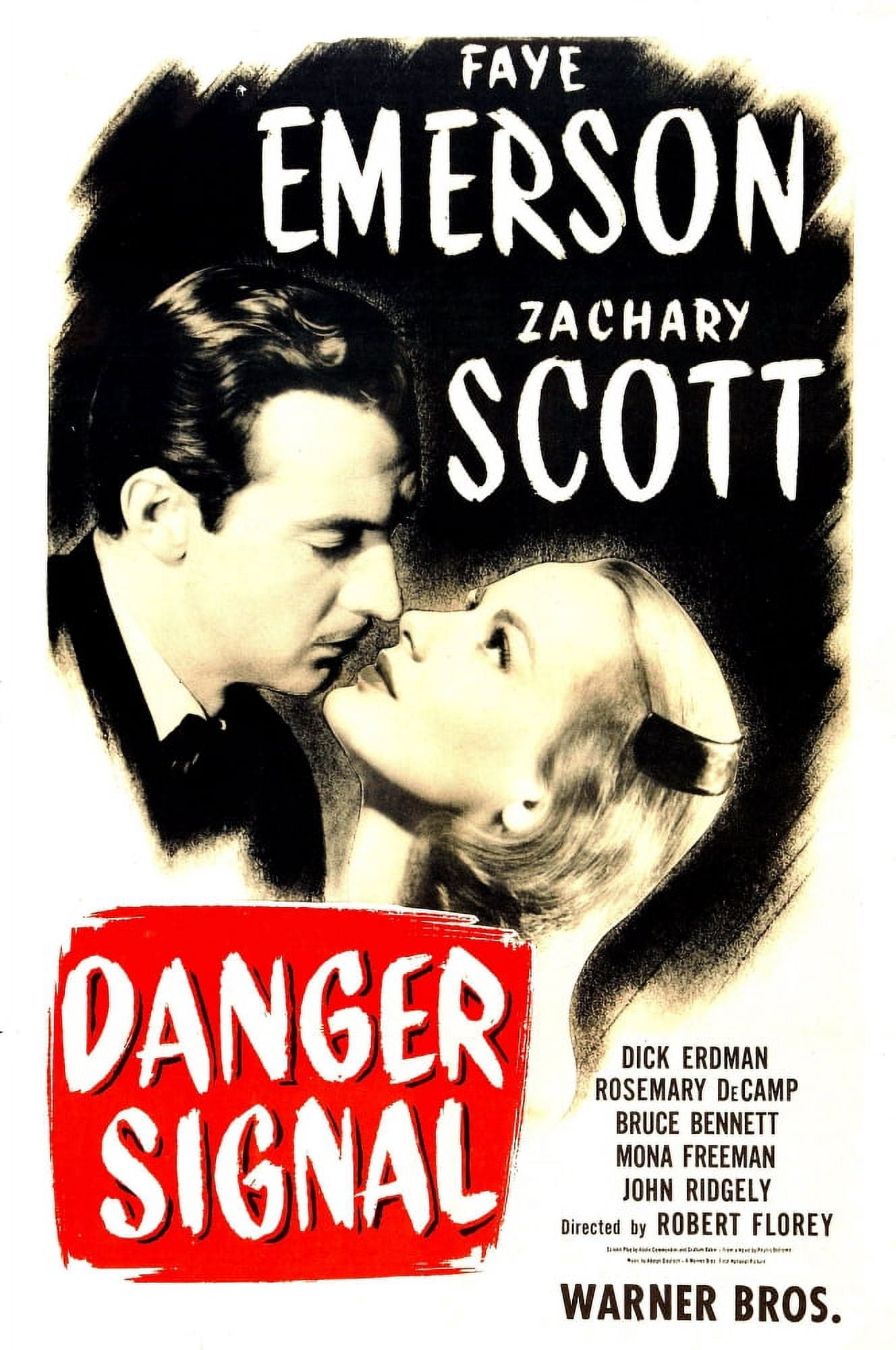 Danger Signal U Canvas Art - (11 x 17)