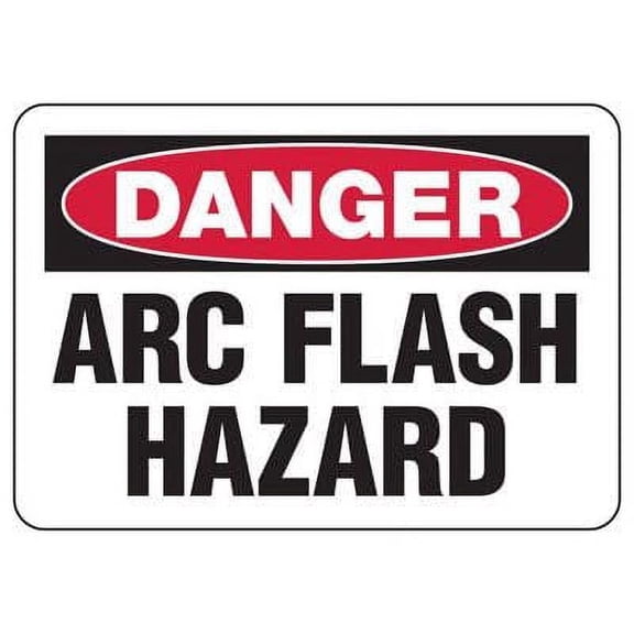 Danger Signs - Arc Flash Hazard Sign Safety & Compliance Signs /OSHA & ANSI Compliant Safety Signs /Electrical Safety Signs, Arc Flash Signs & Lock-Out Signs (Aluminum) Size: 12 x 16 inch