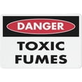 thumbnail image 1 of Danger Toxic Fumes Sign Safe Sign, Signs Outdoor, 12 X 8 In, Sign For Home, Business, Driveway Alert, 1 of 6