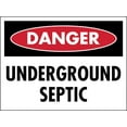 thumbnail image 1 of Danger Underground Septic Sign Metal Tin Sign12x16 Inches Caution Danger Safety Security Warning Notice Signs, 1 of 5