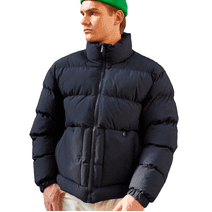 Danger Winter Coat Men, Rain Water Repellent Material, Jacket Winter Warm, Windproof Warm Summer Winter Coat, S to 2XL | Navy blue - m
