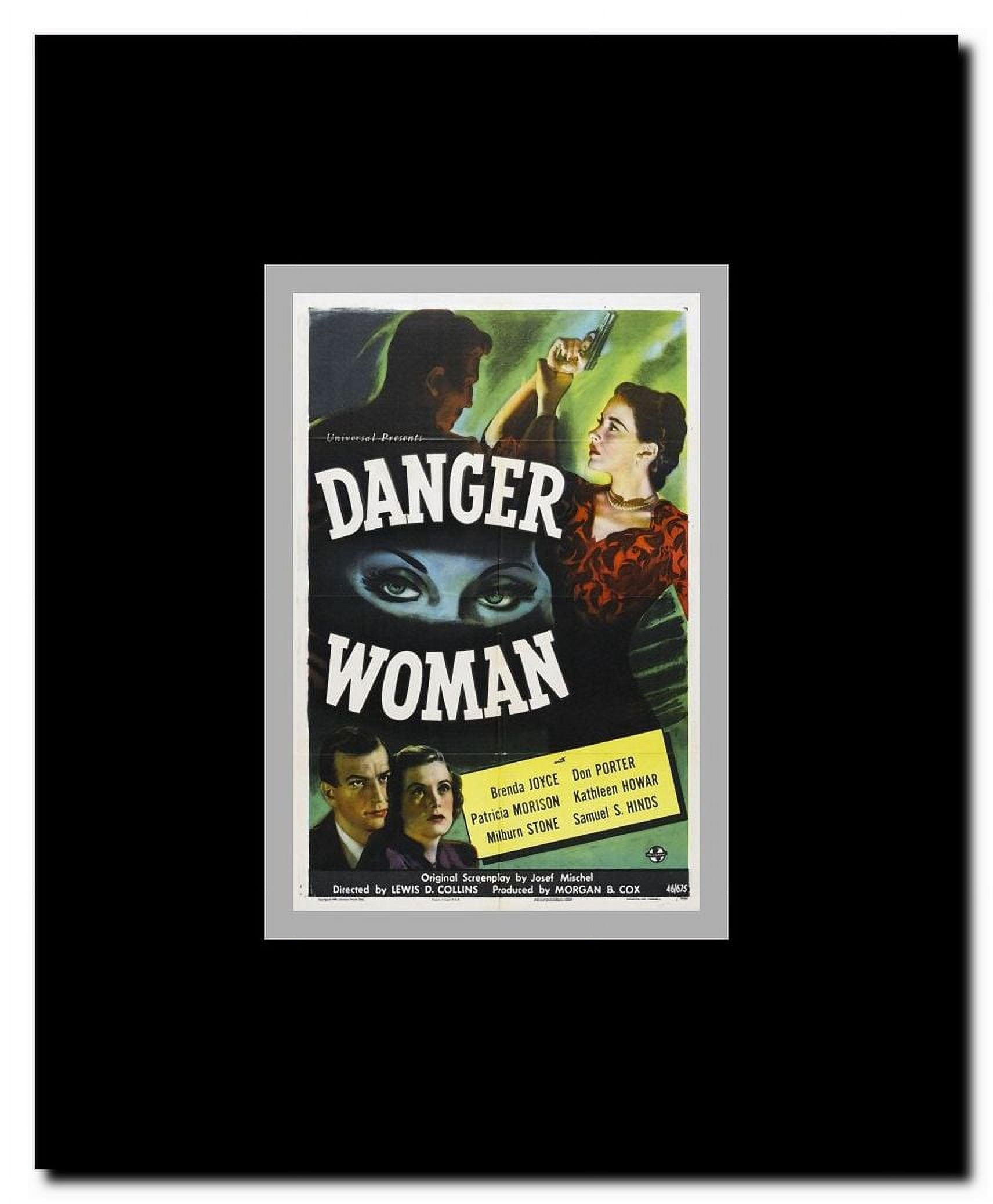 Danger Woman Framed Movie Poster