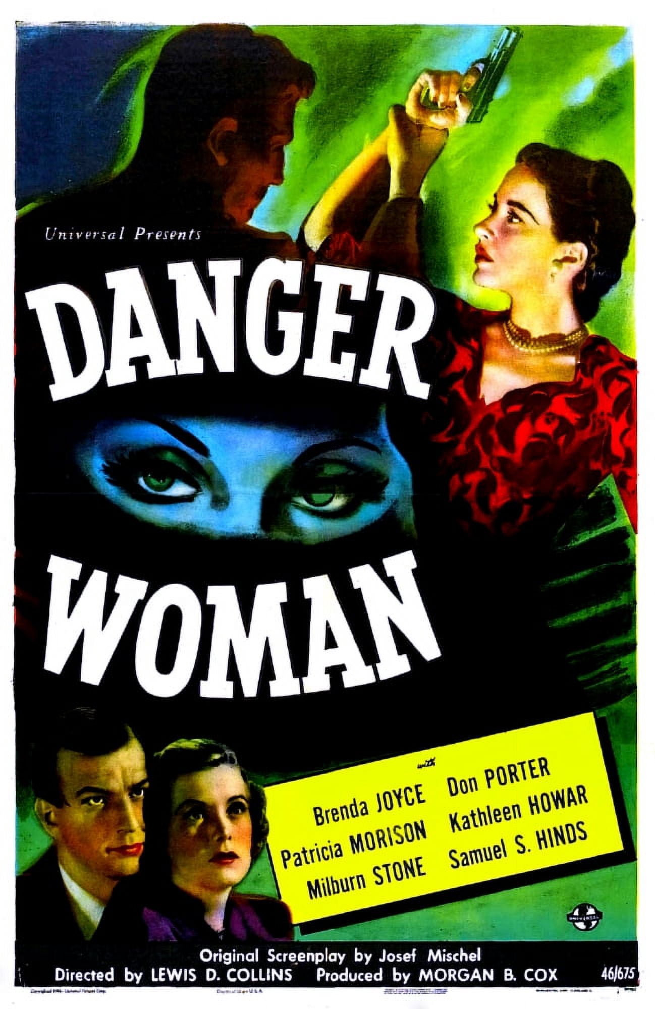 Danger Woman U Canvas Art -  (11 x 17)