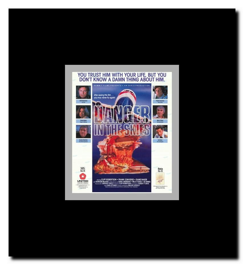 Danger in the Skies Framed Movie Poster