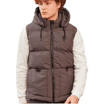 Danger men's vest waterproof and windproof, Waterproof vest men, Breathable fabric, Lightweight and durable vests men | Anthracite - 2XL