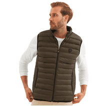 Danger men's vest waterproof and windproof, Waterproof vest men, Breathable fabric, Lightweight and durable vests men | Khaki - m