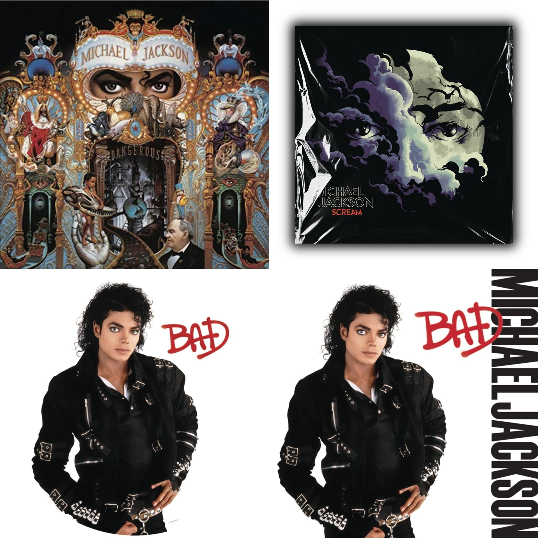 Dangerous (180G/2LP) & Michael Jackson - Scream (2LP) (New LP