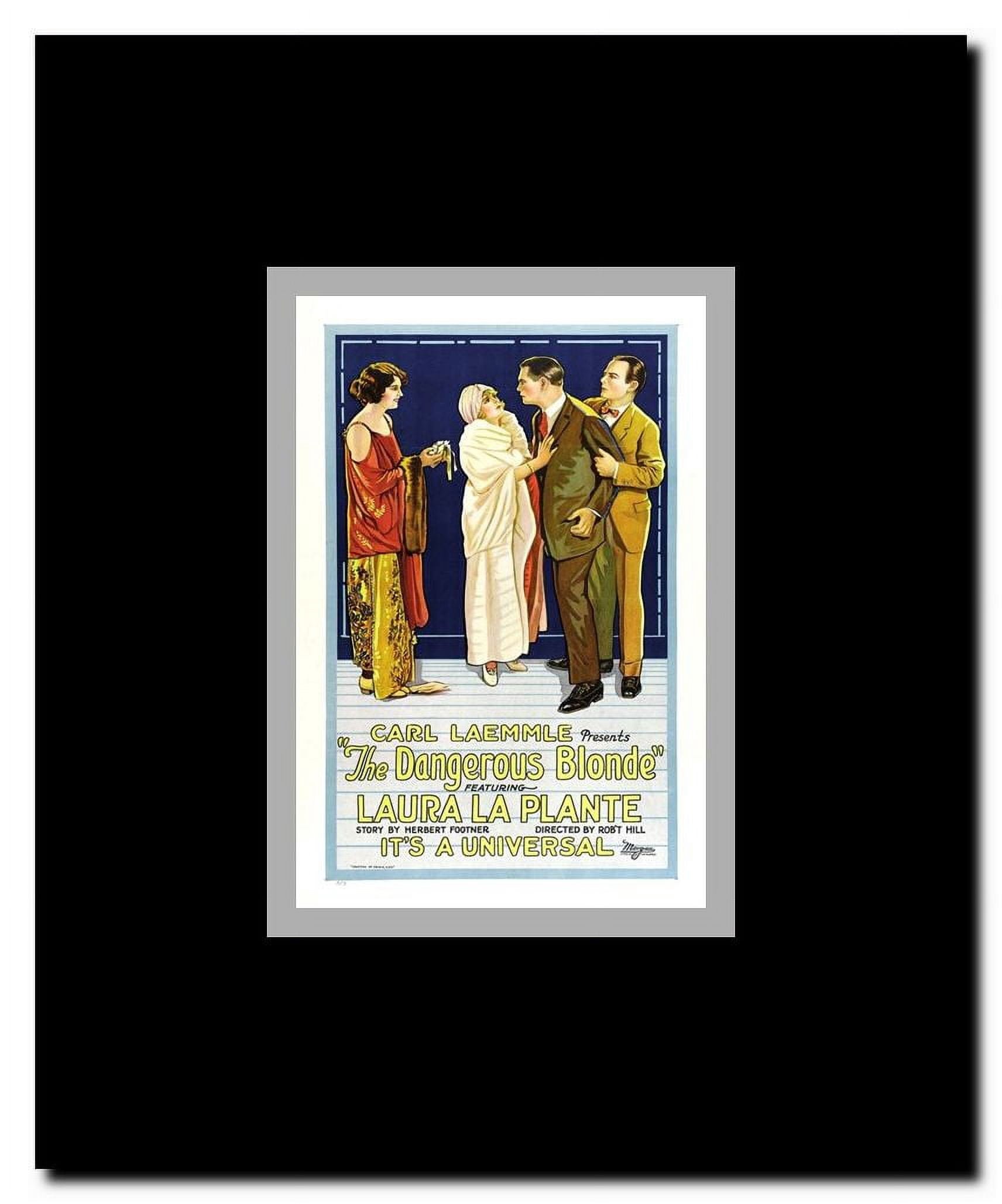 Dangerous Blondes Framed Movie Poster