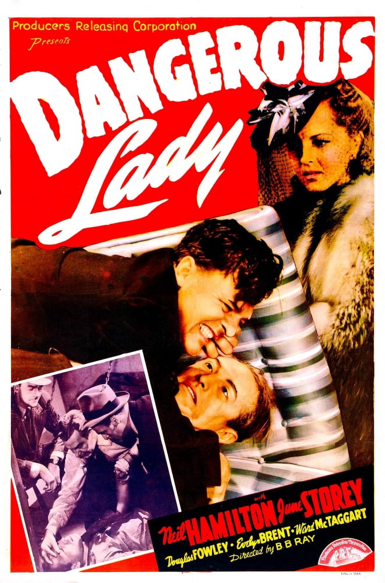 Dangerous Lady U Canvas Art - (11 x 17)